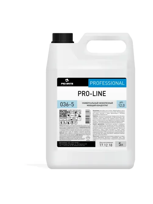 Профхим интерьер д/уборки,д/пластика Pro-Brite/Pro-line,5л