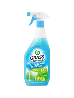 Средство для стекол и зеркал Grass Clean Glass голубая лагуна 600мл