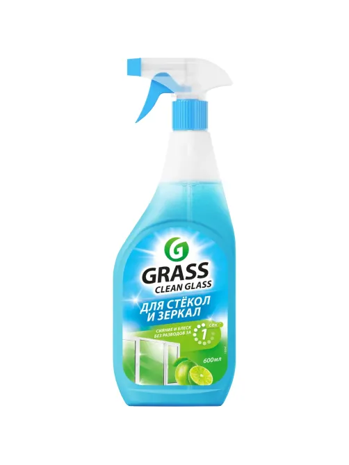 Средство для стекол и зеркал Grass Clean Glass голубая лагуна 600мл