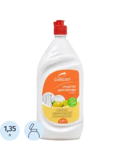 Средство для мытья посуды Luscan Лимон 1,35л флип-топ