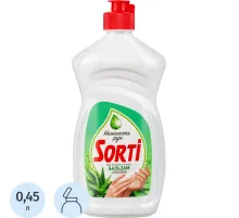 Средство для мытья посуды SORTI бальзам с алоэ вера 450г