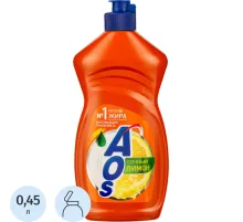 Средство для мытья посуды AOS Лимон 450г
