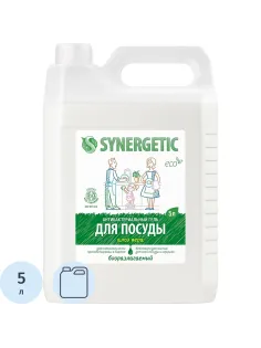 Средство для мытья посуды Synergetic Алоэ концентрированное 5л