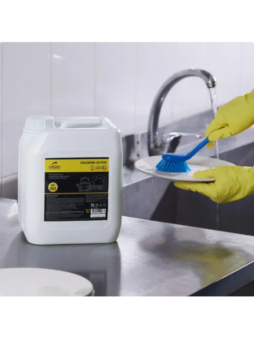 Профхим д/посуды хлорн отбел. посуды-повер Luscan Prof/Chlorine Active, 5л