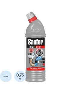Средство для прочистки труб SANFOR 750 гр