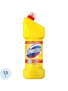 Средство для сантехники универс. DOMESTOS ЛИМОН.СВЕЖЕСТЬ 1,5 л_1063833_Алрс