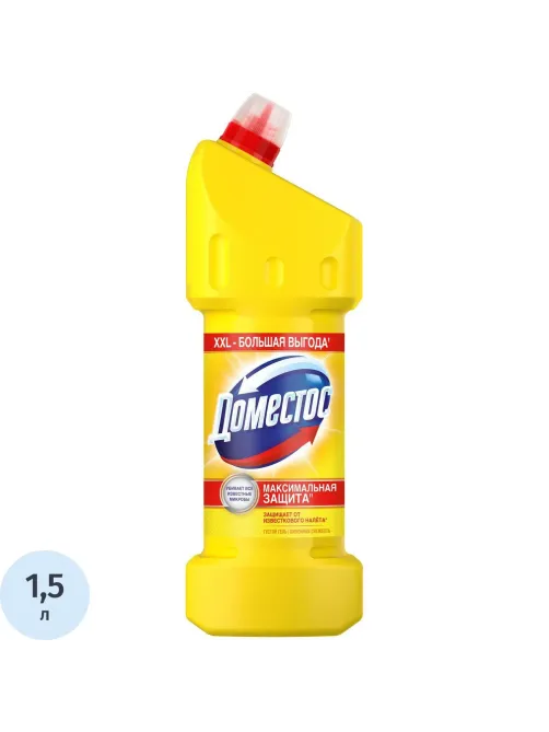 Средство для сантехники универс. DOMESTOS ЛИМОН.СВЕЖЕСТЬ 1,5 л_1063833_Алрс