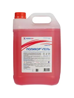 Профхим сантех кисл гель д/компл. уборки,с дез-эфф ХИМИТЕК/ПОЛИКОР-ГЕЛЬ,5л