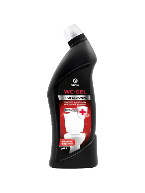 Профхим сантех кисл гель д/очистки минерал.отлож Grass/WC-Gel PROF, 0,75л