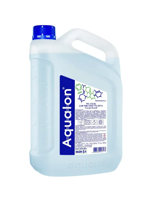 Средство для сантехники AQUALON WC-гель д/чистки туалета Ультра Белый,5л