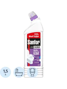 Средство для сантехники SANFOR Chlorum, 1,5 л