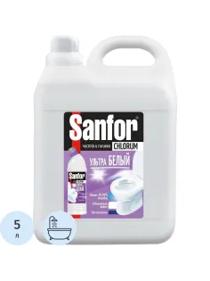 Средство для сантехники SANFOR Chlorum, 5 л
