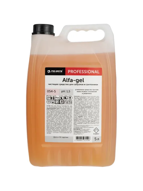 Профхим сантех кисл д/удален налета-ржавч Pro-Brite/ALFA GEL(054-5),5л