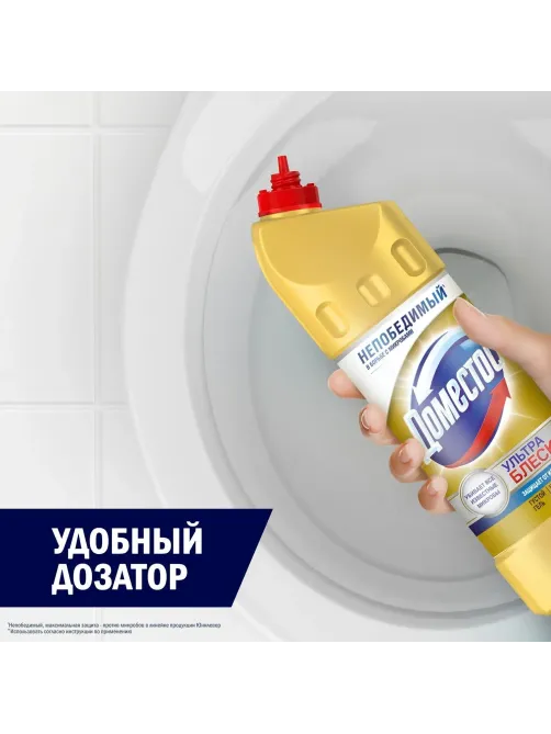 Средство для сантехники Доместос Ультра блеск 1л