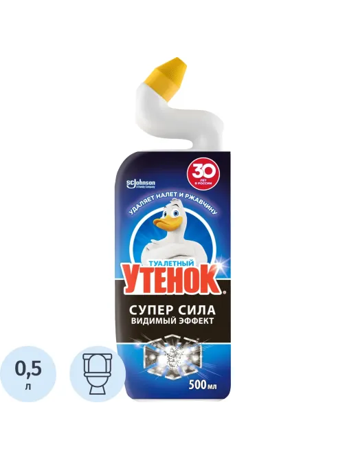Средство для сантехники УТЕНОК Супер Сила Видимый Эффект 500мл.