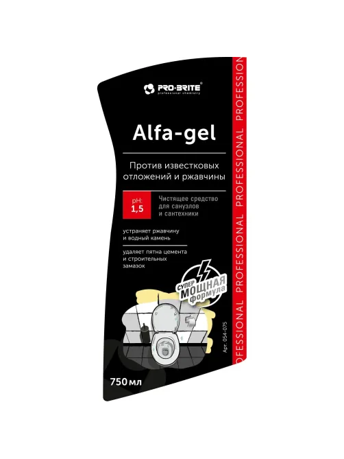 Профхим сантех кисл д/удален налета-ржавч Pro-Brite/ALFA GEL(054-075),0,75л