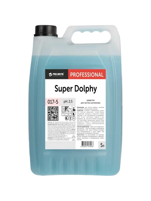 Профхим сантех кисл гель д/удален налета,д/акрила Pro-Brite/SUPER DOLPHY,5л