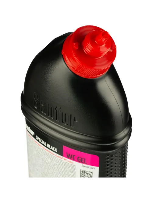 Средство для сантехники Sanfor WС гель speсial black 1000гр