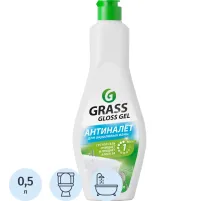 Средство для сантехники Grass Gloss Gel сл/кисл д/дел уход за акр мет 0,5л