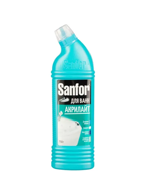 Средство для сантехники SANFOR для ванн АКРИЛАЙТ, 750 г