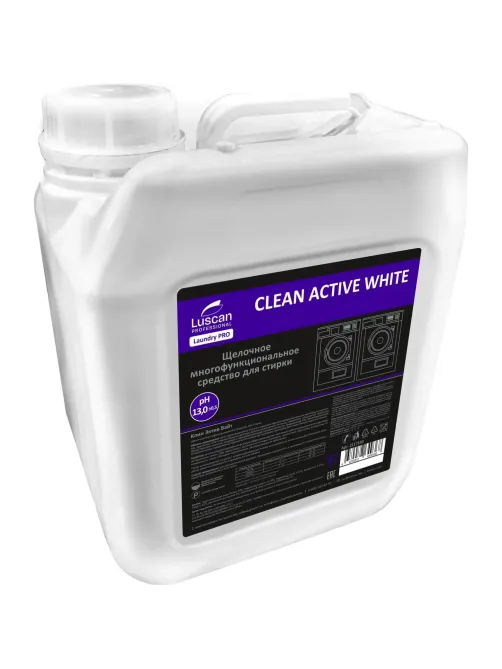 Профхим д/стирки осн.щел ср-во д/тканей Luscan Prof/Clean Active White, 5л