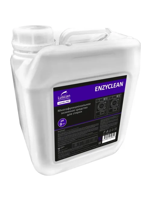 Профхим д/стирки осн.нейтр ср-во д/бел-цв.тканей Luscan Prof/Enzyclean, 5л