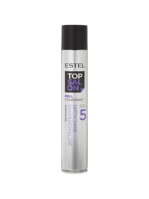 Лак ESTEL TOP SALON PRO.СТАЙЛИНГ экстрасил фикс 400мл ETS/L5/400
