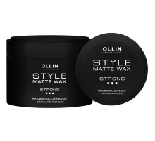 Воск матовый OLLIN STYLE для волос сильной фиксации 50г