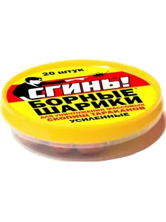 Средство от насекомых Дохлокс  Борные Шарики Усиленные от тараканов, 20 шт