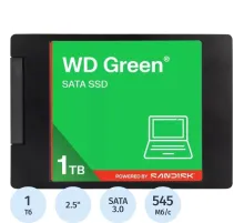 SSD накопитель WD Green 1Tb 2.5, SATA  (WDS100T5G0A)
