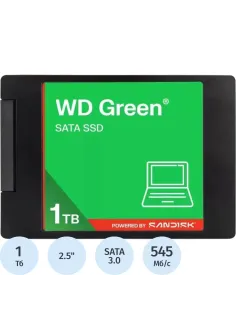 SSD накопитель WD Green 1Tb 2.5, SATA  (WDS100T5G0A)