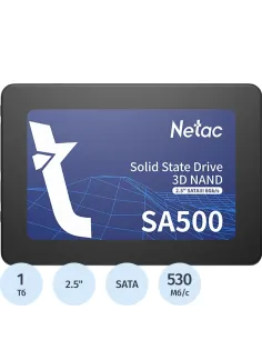 SSD накопитель Netac SATA-III 1TB NT01SA500-1T0-S3X SA500 2.5