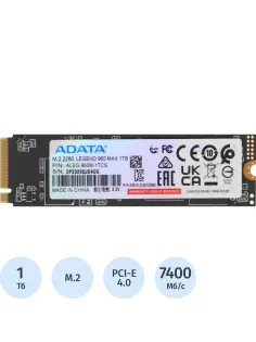 SSD накопитель ADATA LEGEND 960 MAX 1TB M.2 2280 PCIe4x4(ALEG-960M-1TCS)
