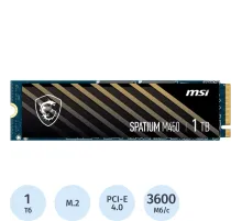 SSD накопитель MSI SSD SPATIUM M450, 1000GB, M.2 PCIe4.0x4(S78-440L0M0-P83