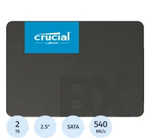 SSD накопитель Crucial BX500 2TB 2.5 Client SATA(CT2000BX500SSD1)