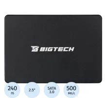 SSD накопитель Bigtech 2.5, SATA, 240Gb, R/W 500/420Мб/с, TLC (BSDS240SE)