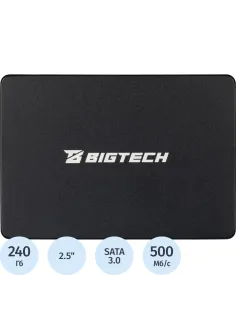 SSD накопитель Bigtech 2.5, SATA, 240Gb, R/W 500/420Мб/с, TLC (BSDS240SE)