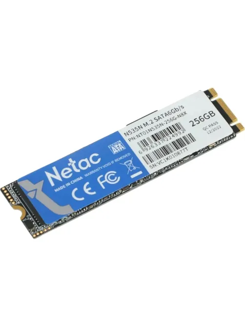 SSD накопитель Netac N535N NT01N535N-256G-N8X 256GB M.2 2280 SATAIII