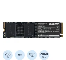 SSD накопитель Digma PCIe 3.0 x4 256GB DGSM3256GS33T Mega S3 M.2 2280