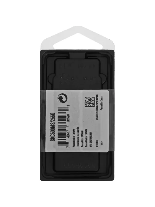 SSD накопитель Kingston KC600, 256GB, mSATA, SATA(SKC600MS/256G)