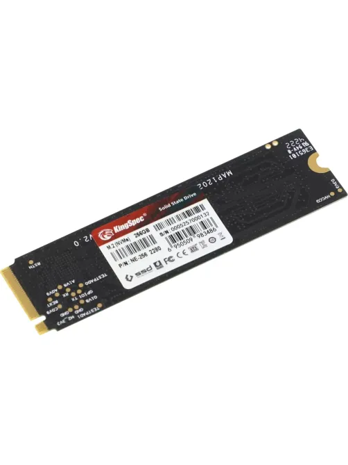 SSD накопитель Kingspec PCIe 3.0 x4 256GB NE-256 M.2 2280