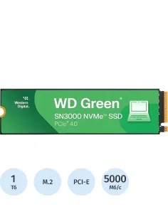 SSD накопитель WD Green SN3000 1Tb M.2 PCIe 4.0(WDS100T4G0E)