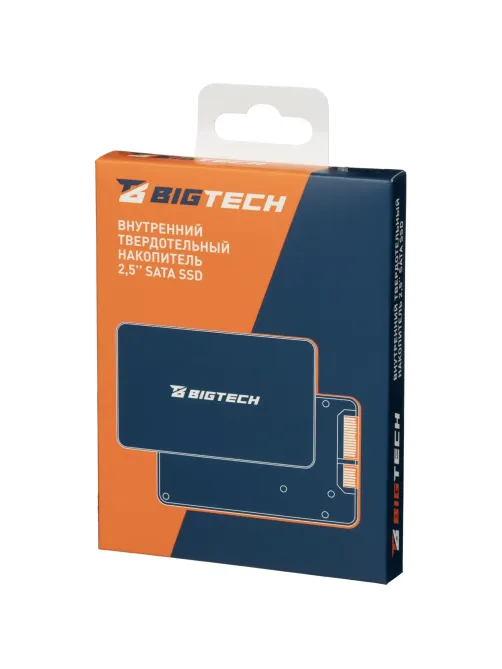 SSD накопитель BigTech 2.5, SATA, 1Tb, TLC, R/W 500/450мб/с(BSDS1000SM)