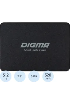 SSD накопитель Digma SATA-III 512GB DGSR2512GS93T Run S9 2.5