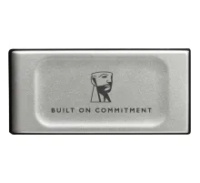 Портативный SSD Kingston External SSD XS2000,1000GB,Type-C,USB 3.2,Silver