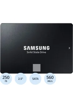 SSD накопитель Samsung  870 EVO 2.5 250 Gb  SATA III (MZ-77E250BW)