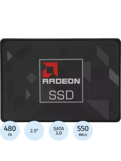 SSD накопитель AMD SATA-III 480GB R3SL0480G2 Radeon R3 2.5