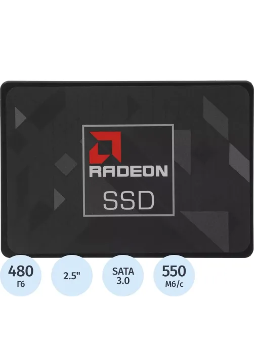 SSD накопитель AMD SATA-III 480GB R3SL0480G2 Radeon R3 2.5