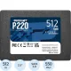 SSD накопитель Patriot P220 512GB 2.5 SATA(P220S512G25)