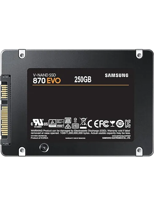 SSD накопитель Samsung  870 EVO 2.5 250 Gb  SATA III (MZ-77E250BW)